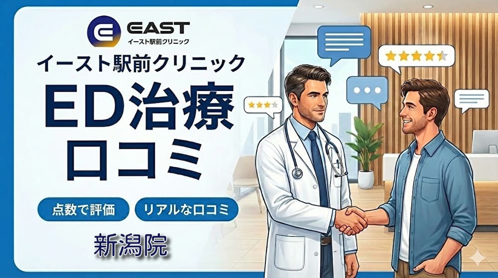 ED治療イースト駅前クリニック新潟院の口コミ＆評判！