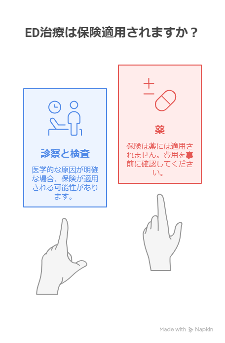 ED治療は保険適用か否か