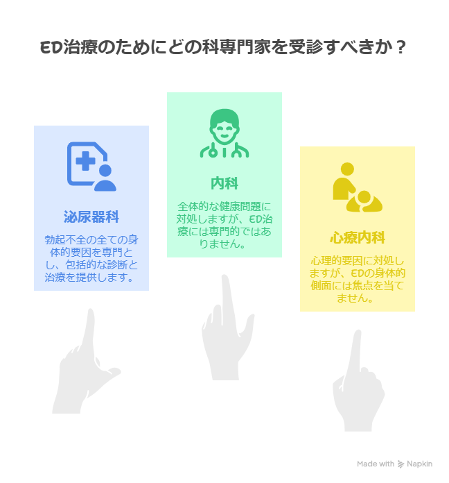 ED治療は何科?
